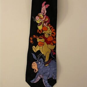 Kids Cartoon Character Black Tie